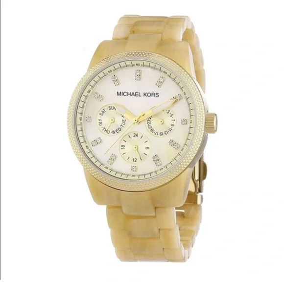 Michael Kors Gold and Cream Women\'s Watch Michael Kors Women main image 3